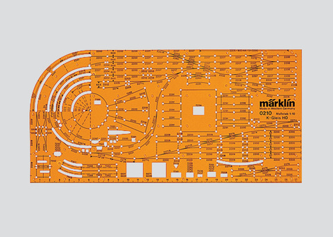 Märklin sporplan skabelon